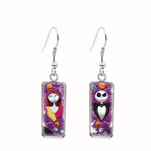New! Nightmare Bedore Christmas Halloween Earrings